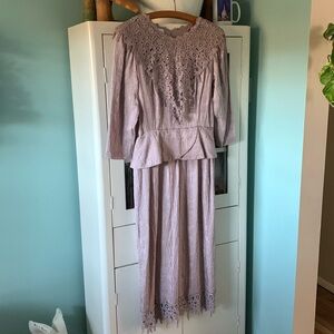 Special Occasions Liberty & Lucrezia sz 12 vintage silk dress euc